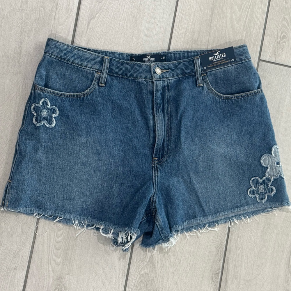 Hollister Light Blue Denim Shorts _SOLD ON MERCARI